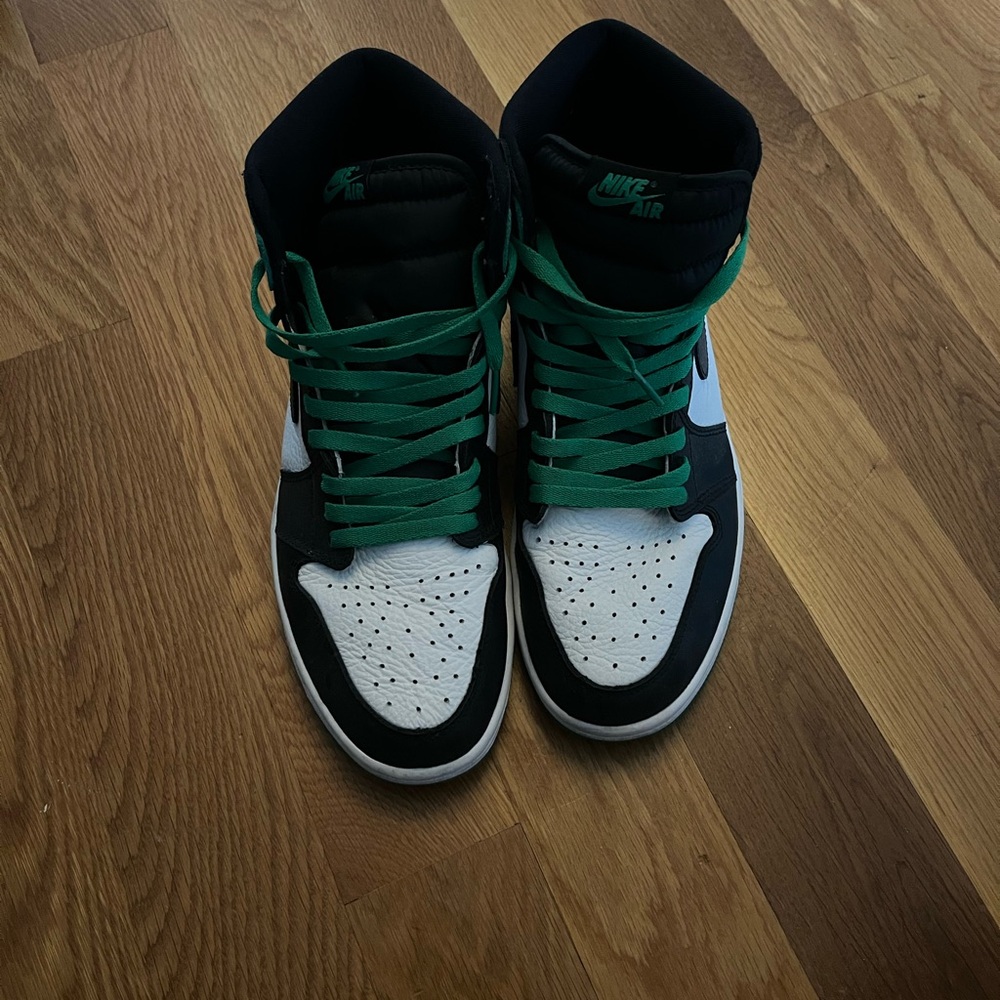 Nike Jordan High-Top Sneakers - Black and Green